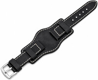 Bracelet en cuir Ricardo Asti premium, Black, Quick Release