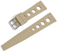 Bracelet en caoutchouc Ricardo Riva premium 20mm, Khaki, Quick Release