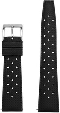 Bracelet en caoutchouc Ricardo Terni premium 20mm, Black, Quick Release