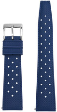 Bracelet en caoutchouc Ricardo Terni premium 20mm, Blue, Quick Release
