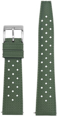 Bracelet en caoutchouc Ricardo Terni premium 20mm, Green, Quick Release