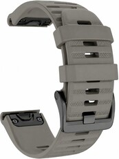 Bracelet en silicone Ricardo Livigno 20mm, Gray, QuickFit