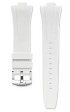 Bracelet en silicone Ricardo Tropea premium 9mm (pro Citizen), White