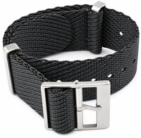 Bracelet en textile Ricardo Mantova premium, Gray, NATO