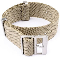 Bracelet en textile Ricardo Mantova premium, Khaki, NATO