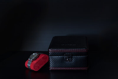Coffret à montres Friedrich Lederwaren Carbon 32049-2