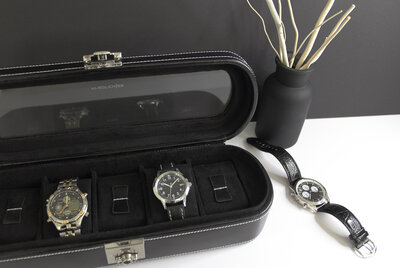 Coffret à montres Friedrich Lederwaren London 26106-2
