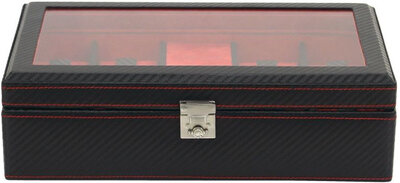 Coffret à montres Friedrich Lederwaren Carbon 32059-2