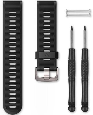 Bracelet en plastique Garmin (pro Forerunner 935/945/955), noir + accessoires de remplacement