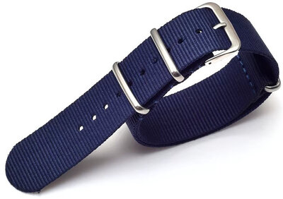 Bracelet en nylon Ricardo Kronplatz, bleu, NATO