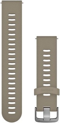 Bracelet en silicone Garmin 20mm, Sandstone, Quick Release, 010-11251-0Z
