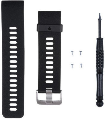 bracelet en silicone Garmin (pour Forerunner 35), noir, S00-00677-00