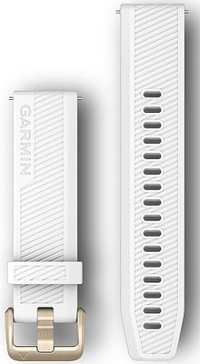 Bracelet en silicone Garmin 20mm (pro Venu, Venu Sq, Venu 2 plus aj.), blanc V1, Quick Release