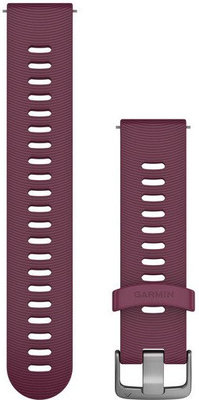 bracelet en silicone Garmin 20mm (pour Venu, Venu Sq, Venu 2 Plus etc.), violet, Quick Release, 010-11251-1W