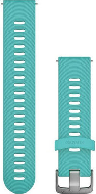 Bracelet en silicone Garmin 20mm (pro Venu, Venu Sq, Venu 2 plus aj.), bleu, Quick Release