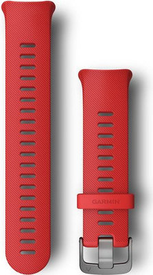 Bracelet en silicone Garmin (pro Forerunner 45), rouge, taille L