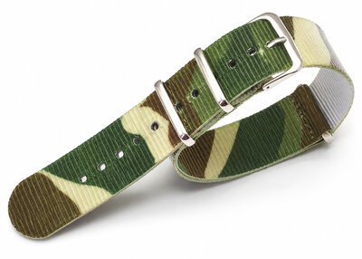 bracelet en nylon Ricardo Kronplatz, camouflage, NATO