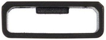 passant en silicone Garmin 22mm (pour Fenix), black, 2 pcs