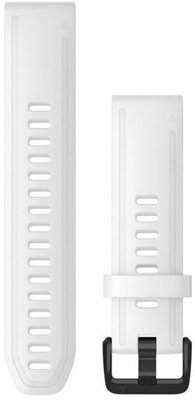 Bracelet en silicone Garmin 20mm (pro Garmin Fenix 8/7S/6S (43mm), aj.), blanc V1, QuickFit