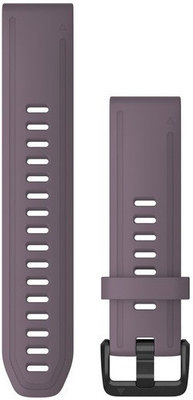 Bracelet en silicone Garmin 20mm (pro Garmin Fenix 8/7S/6S (43mm), aj.), violet, QuickFit