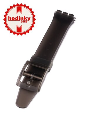 bracelet de montre en plastique Swatch 17mm (pour Swatch), gris