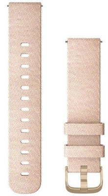 bracelet en nylon Garmin 20mm (pour Venu, Venu Sq, Venu 2 plus etc.), rose, Quick Release, 010-12924-12
