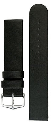 bracelet en cuir Hirsch Scandic L 17872050-2, noir, peau de veau, longueur L, Quick Release