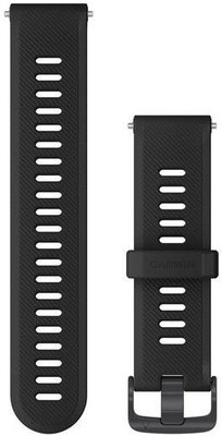 Bracelet en silicone Garmin 22mm (pro Forerunner 745), noir