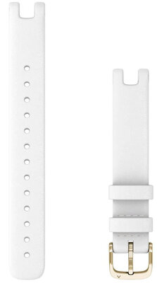 Bracelet en cuir Garmin 14mm (pro Lily), blanc V1