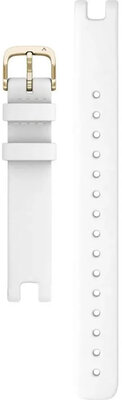 bracelet en cuir Garmin 14mm (Lily), blanc V2, 010-13068-A6
