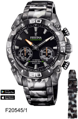 Festina Chrono Bike 2021 20545/1 Hybrid Connected Special Edition (+ bracelet de rechange)