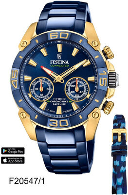 Festina Chrono Bike 2021 20547/1 Hybrid Connected Special Edition (+ bracelet de rechange)