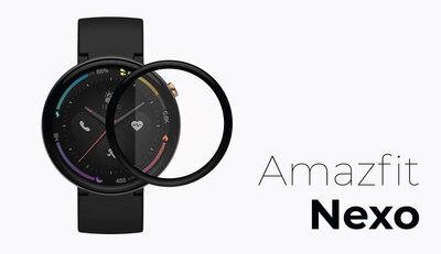 Verre de protection 3D Mosh Tempered Glass Protector 0.3mm pour Amazfit Nexo
