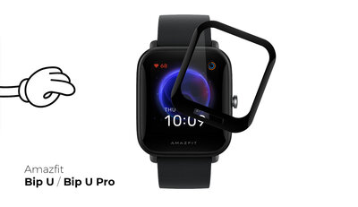 Verre de protection 3D Mosh Tempered Glass Protector 0.5mm pour Amazfit Bip U / Bip U Pro
