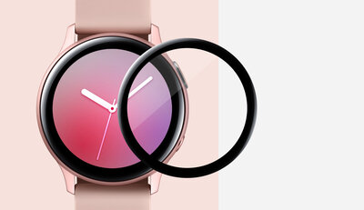 Verre de protection 3D Mosh Tempered Glass Protector 0.5mm pour Samsung Galaxy Watch Active2 44mm