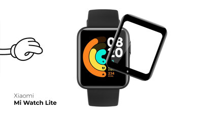 Verre de protection 3D Mosh Tempered Glass Protector 0.5mm pour Xiaomi Mi Watch Lite