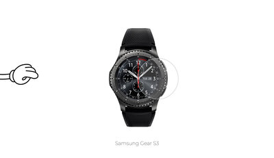 Verre de protection Mosh Tempered Glass Protector 0.3mm pour Samsung Gear S3