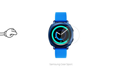 Verre de protection Mosh Tempered Glass Protector 0.3mm pour Samsung Gear Sport