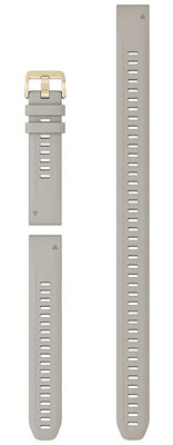 Bracelet en silicone Garmin 20mm (pour Garmin Fenix 8/7S/6S (43mm), etc.), gris, QuickFit, + partie prolongée, 010-13027-00