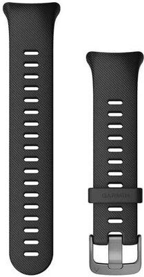 Bracelet en silicone Garmin (pro Forerunner 45S), noir