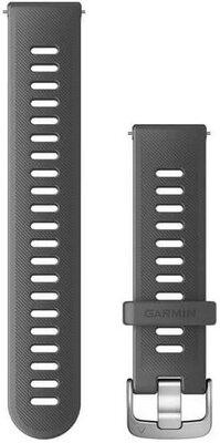 Bracelet en silicone Garmin 20mm (pro Venu, Venu Sq, Venu 2 plus aj.), gris V1, Quick Release