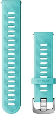 Bracelet en silicone Garmin 20mm (pour Venu, Venu Sq, Venu 2 plus etc.), bleu V2, Quick Release, 010-11251-9R