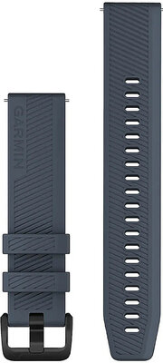 Bracelet en silicone Garmin 20mm (pour Venu, Venu Sq, Venu 2 plus etc.), bleu V1, Quick Release, 010-13076-01