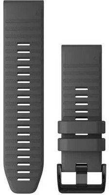 Bracelet en silicone Garmin 26mm (pro Garmin Fenix 8/7X/6X (51mm), Tactix aj.), gris V1, QuickFit