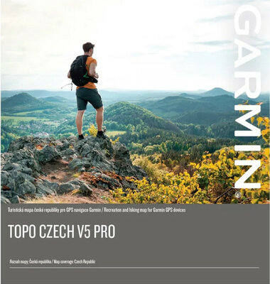 TOPO Garmin Czech V5 PRO Voucher (cartes topographiques)