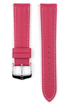 Bracelet en caoutchouc Hirsch Lindsey M 0922202125-2, rose, caoutchouc naturel, longueur M, Quick Release
