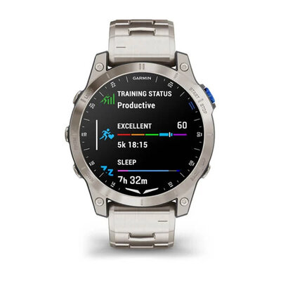 Garmin D2 Mach 1, Vented Titanium Bracelet (+ bracelet de rechange)