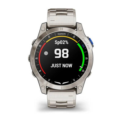 Garmin D2 Mach 1, Vented Titanium Bracelet (+ bracelet de rechange)