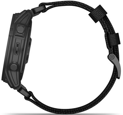 Garmin Tactix 7 PRO Solar Sapphire Ballistics Edition Bracelet nylon noir (+ bracelet de remplacement)