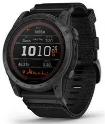 Garmin Tactix 7 PRO Solar Sapphire Ballistics Edition Bracelet nylon noir (+ bracelet de remplacement)